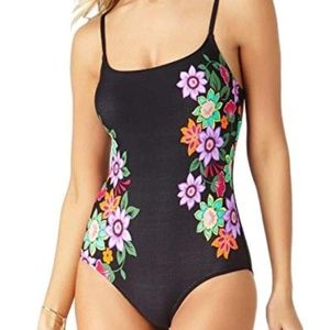 ANNE COLE - Fleetwood Floral-Print One-Piece Swims